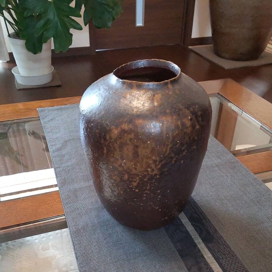 黒備前　花器　50　備前焼 Amazon.co.jp: 黒備前 花器 50 備前焼 : Home & Kitchen